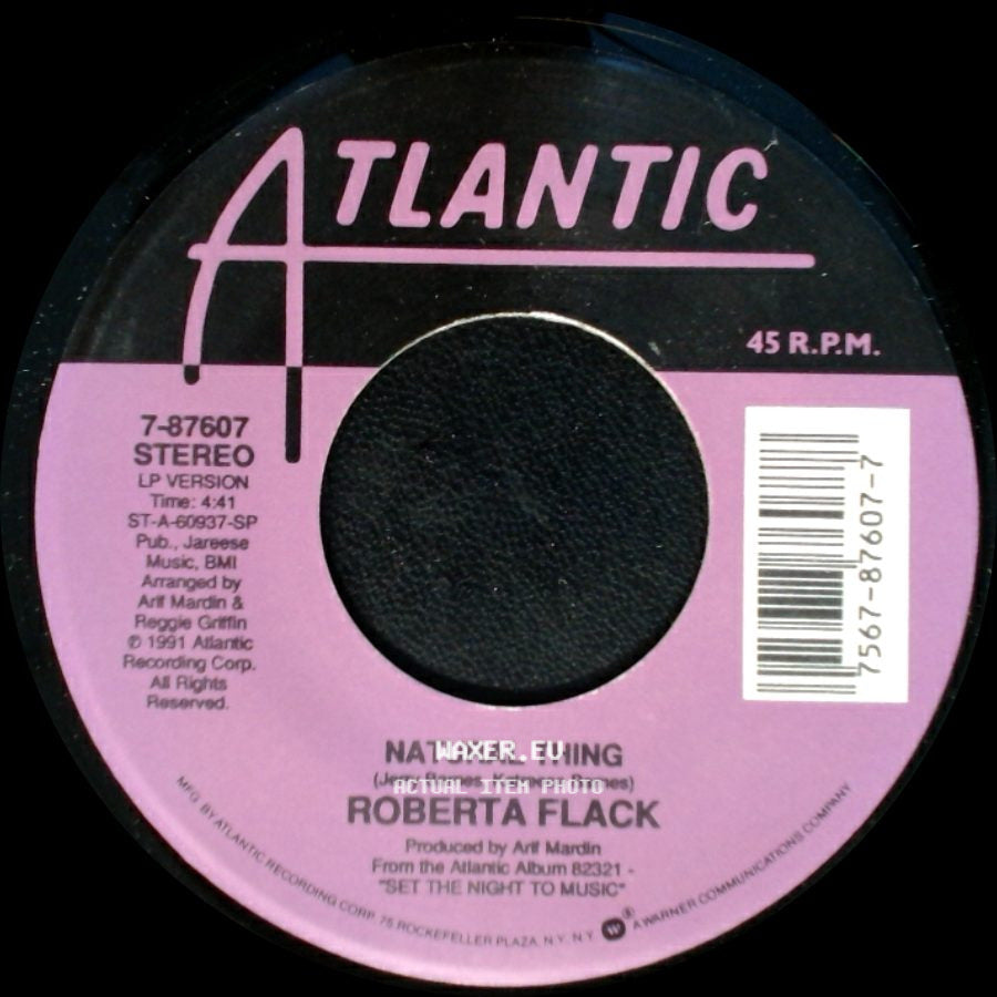 Roberta Flack - Set The Night To Music / Natural Thing side B