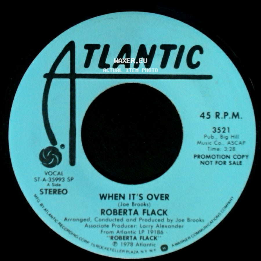 Roberta Flack - When It's Over / Come Share My Love side A