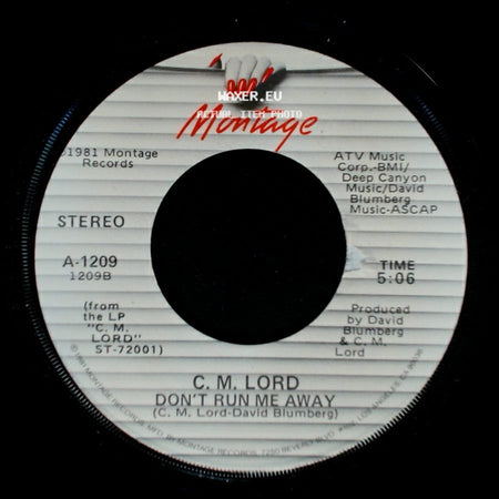 C. M. Lord - Don't Run Me Away / Flashback side A