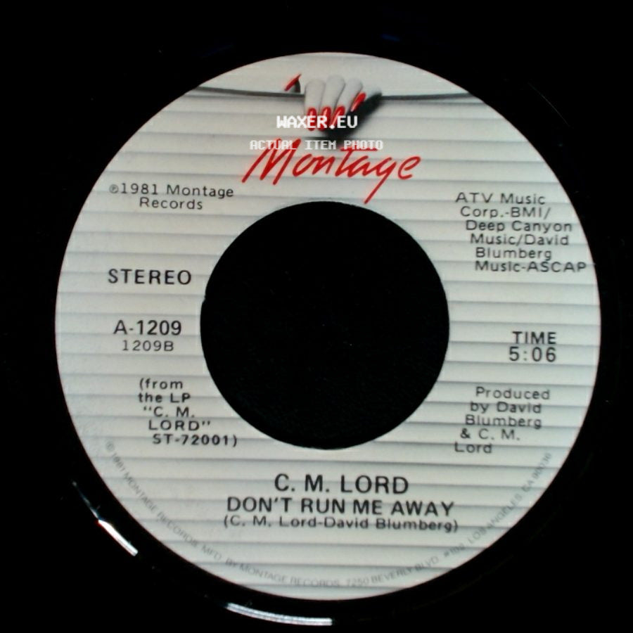 C. M. Lord - Flashback / Don't Run Me Away side B
