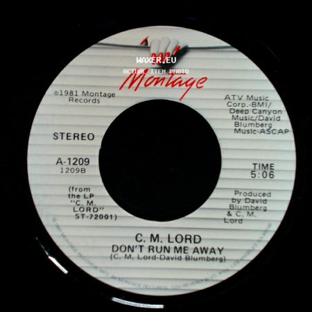 C. M. Lord - Flashback / Don't Run Me Away side B
