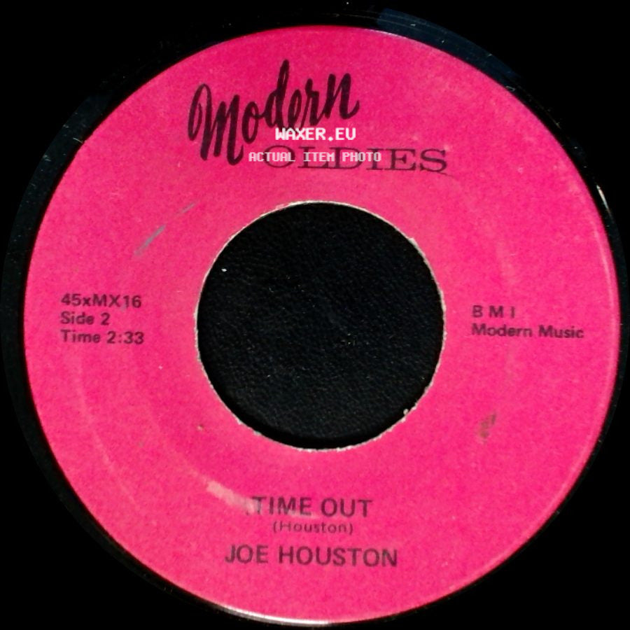 Joe Houston - All Night Long / Time Out side B