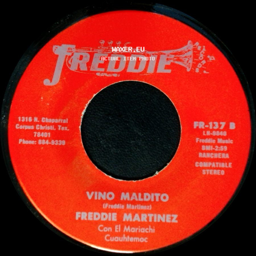 Freddie Martinez - Farolito De Amor / Vino Maldito side B