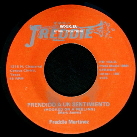 Freddie Martinez - Cenisa / Prendido A Un Sentimiento (Hooked On A Feeling) side B