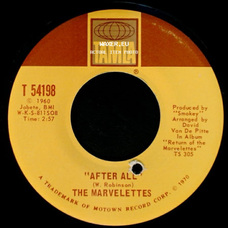The Marvelettes - After All / Marionette side A
