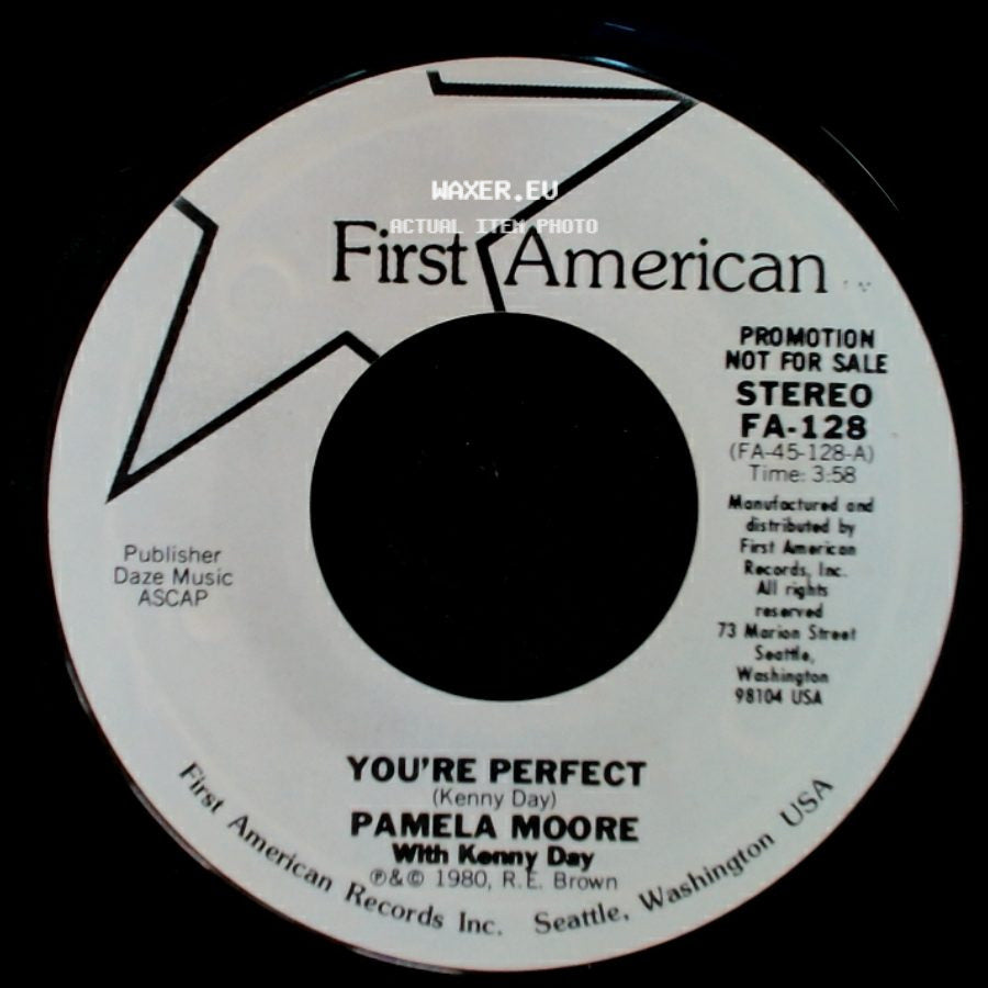 Pamela Moore With Kenny Day - You're Perfect / You're Perfect side B