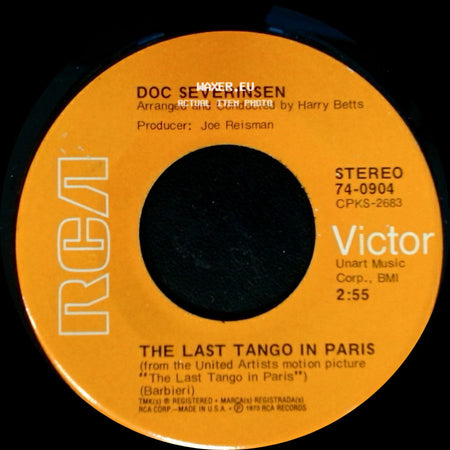 Doc Severinsen - The Last Tango In Paris / Alone Again (Naturally) side A