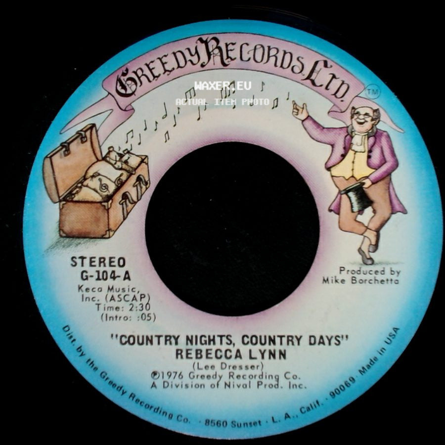 Rebecca Lynn - Country Nights, Country Days / Bicycle Morning side A