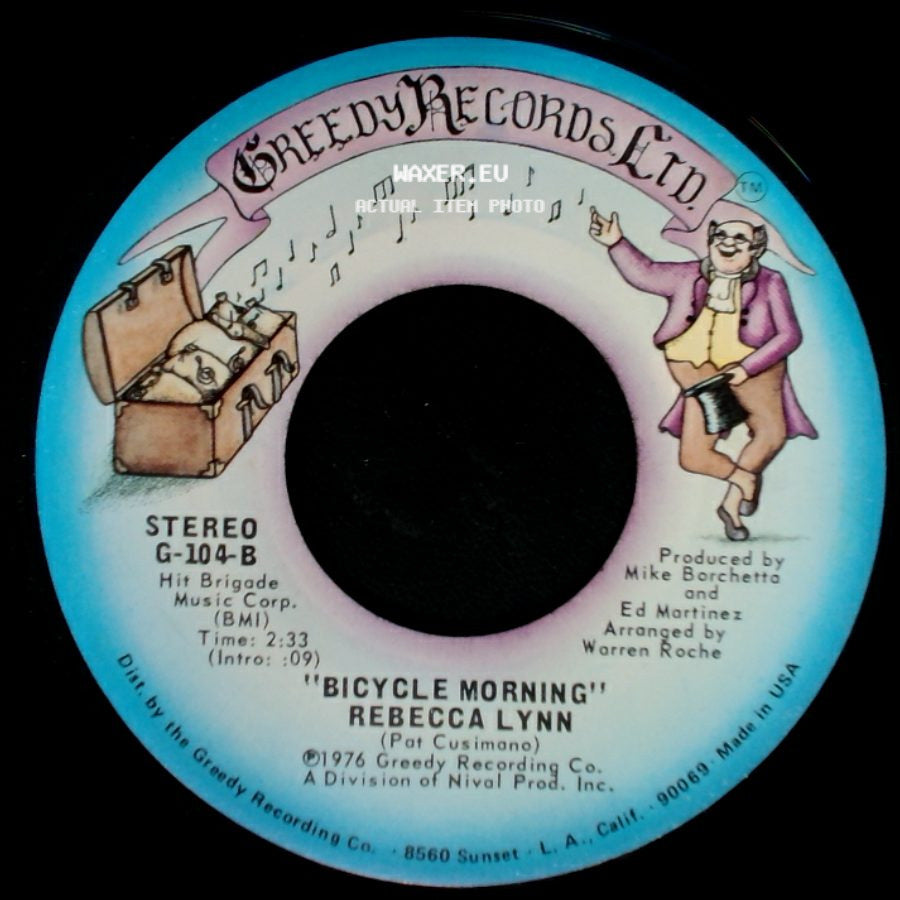 Rebecca Lynn - Country Nights, Country Days / Bicycle Morning side B