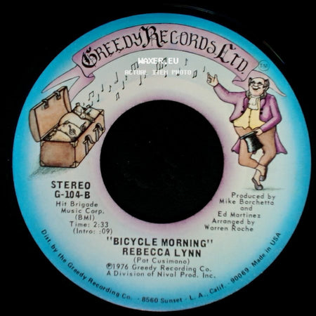 Rebecca Lynn - Country Nights, Country Days / Bicycle Morning side B