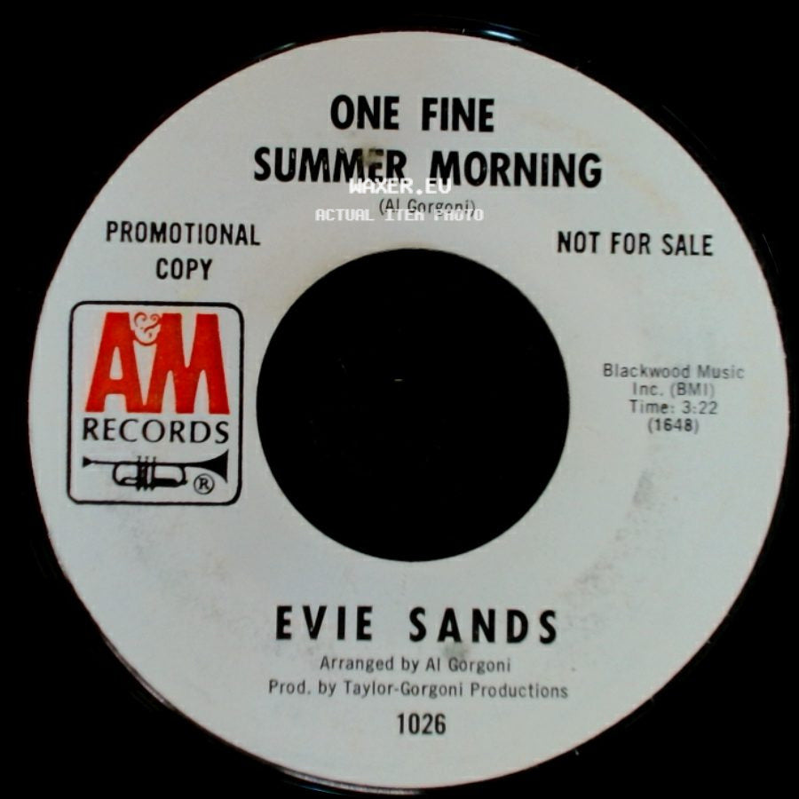 Evie Sands - One Fine Summer Morning / I'll Hold Out My Hand side A