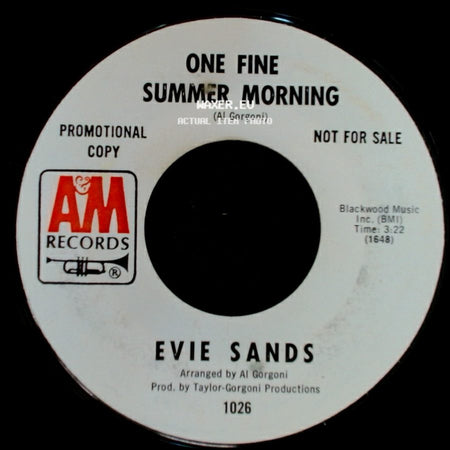 Evie Sands - One Fine Summer Morning / I'll Hold Out My Hand side A