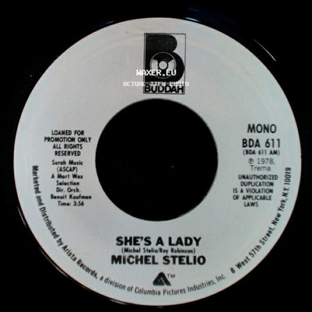 Michel Stelio - She's A Lady / She's A Lady side A