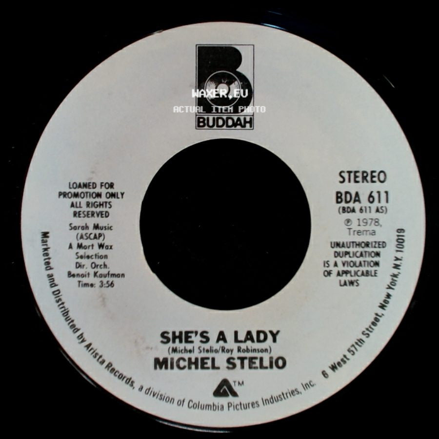 Michel Stelio - She's A Lady / She's A Lady side B