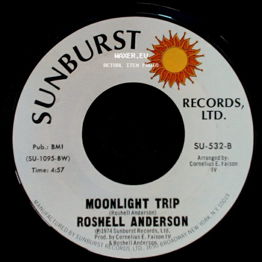 Roshell Anderson - I'm Crackin' Up / Moonlight Trip side B