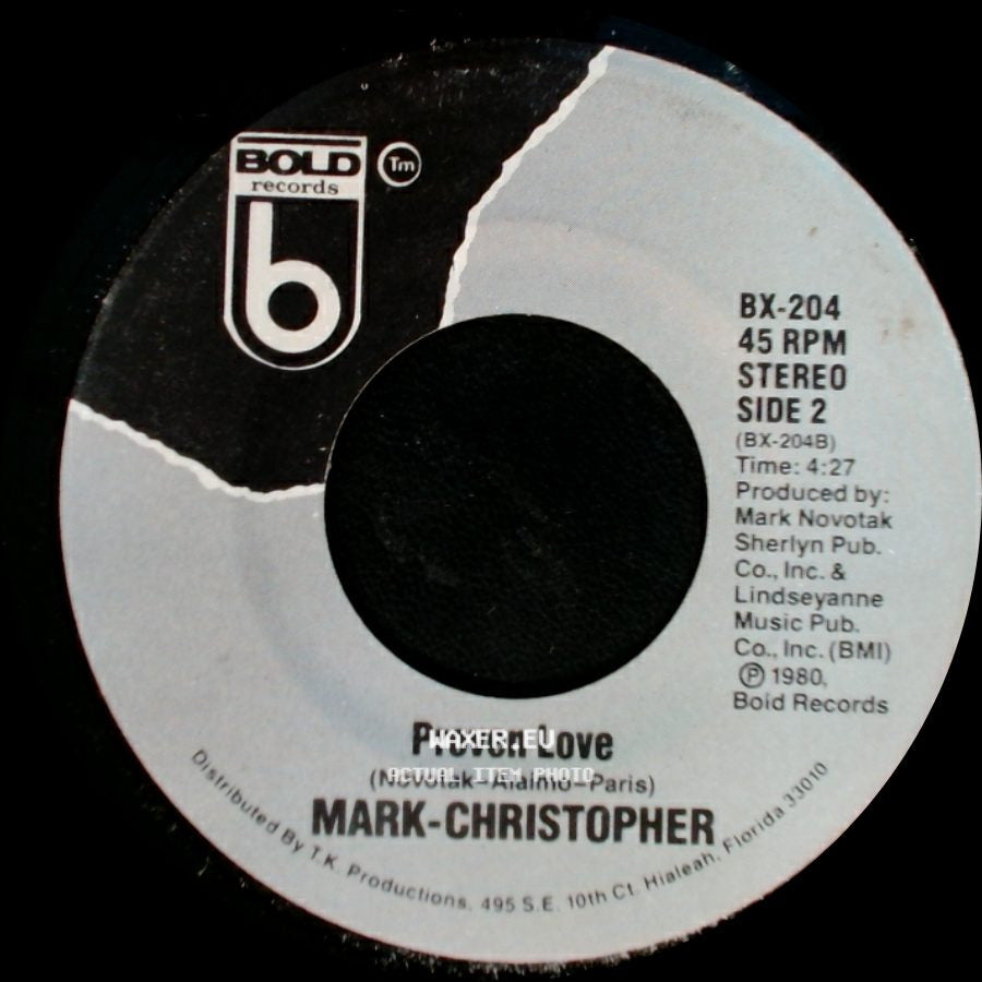 Mark-Christopher - Ain't Nobody / Proven Love side B