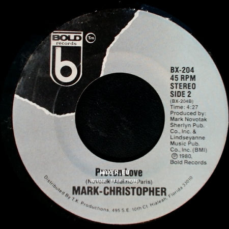 Mark-Christopher - Ain't Nobody / Proven Love side B