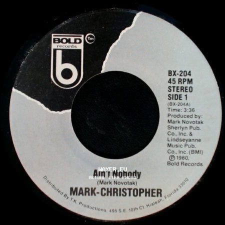 Mark-Christopher - Ain't Nobody / Proven Love side A
