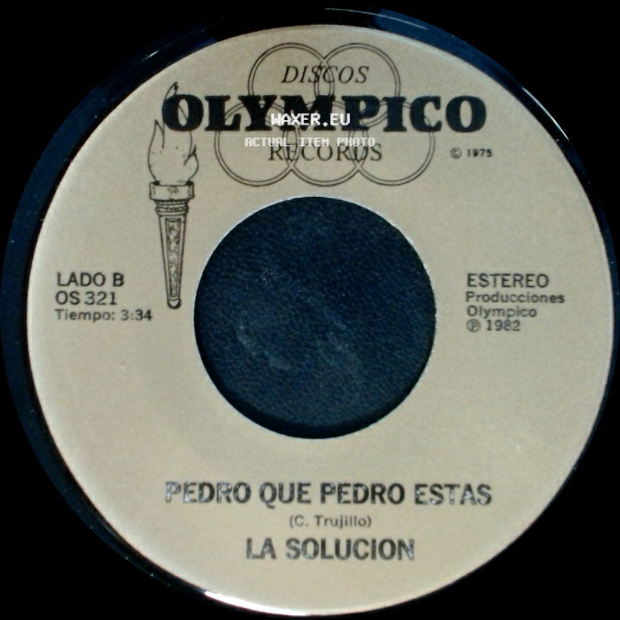 Los Chones / La Solucion - La Solucion / Pedro Que Pedro Estas side B