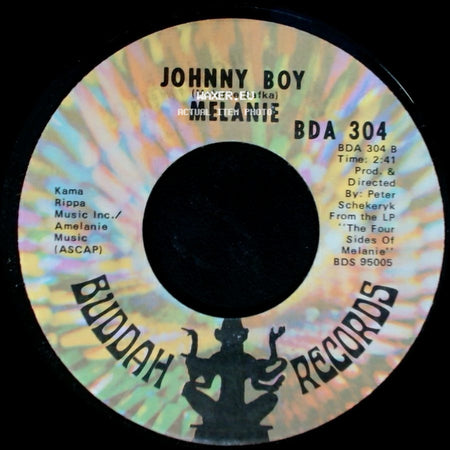 Melanie - I'm Back In Town / Johnny Boy side B