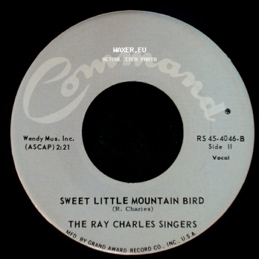 The Ray Charles Singers - Love Me With All Your Heart / Sweet Little Mountain Bird side B