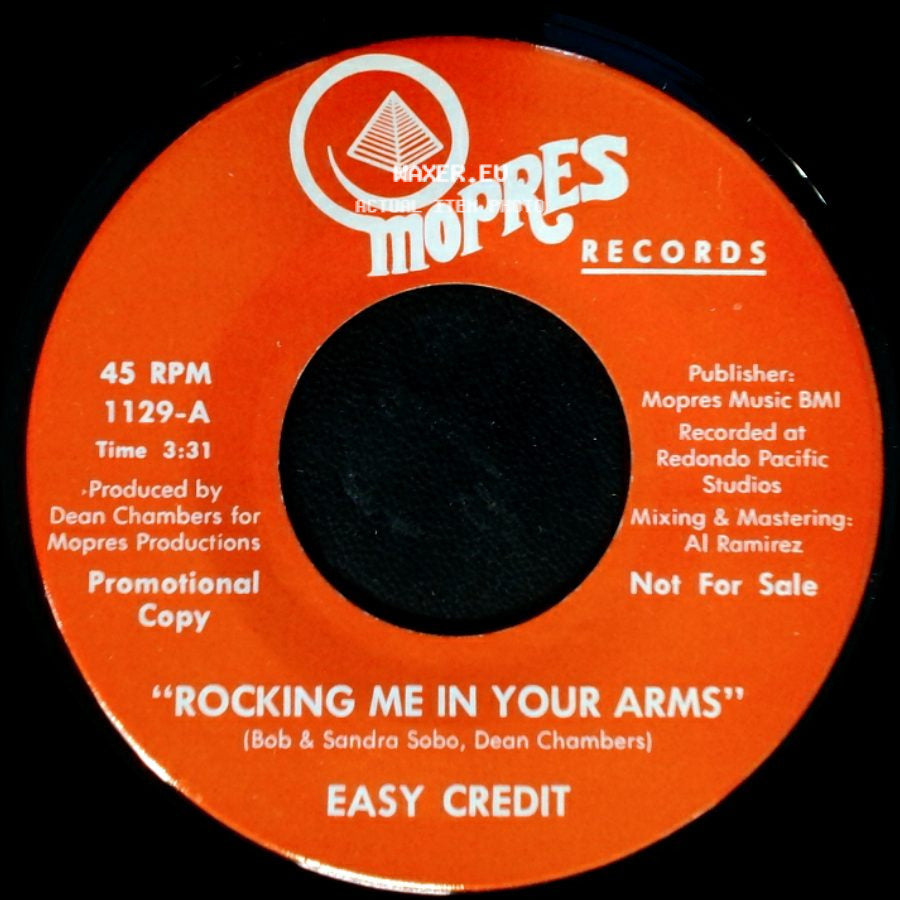 Easy Credit - Rocking Me In Your Arms / Listen To Your Heart side A