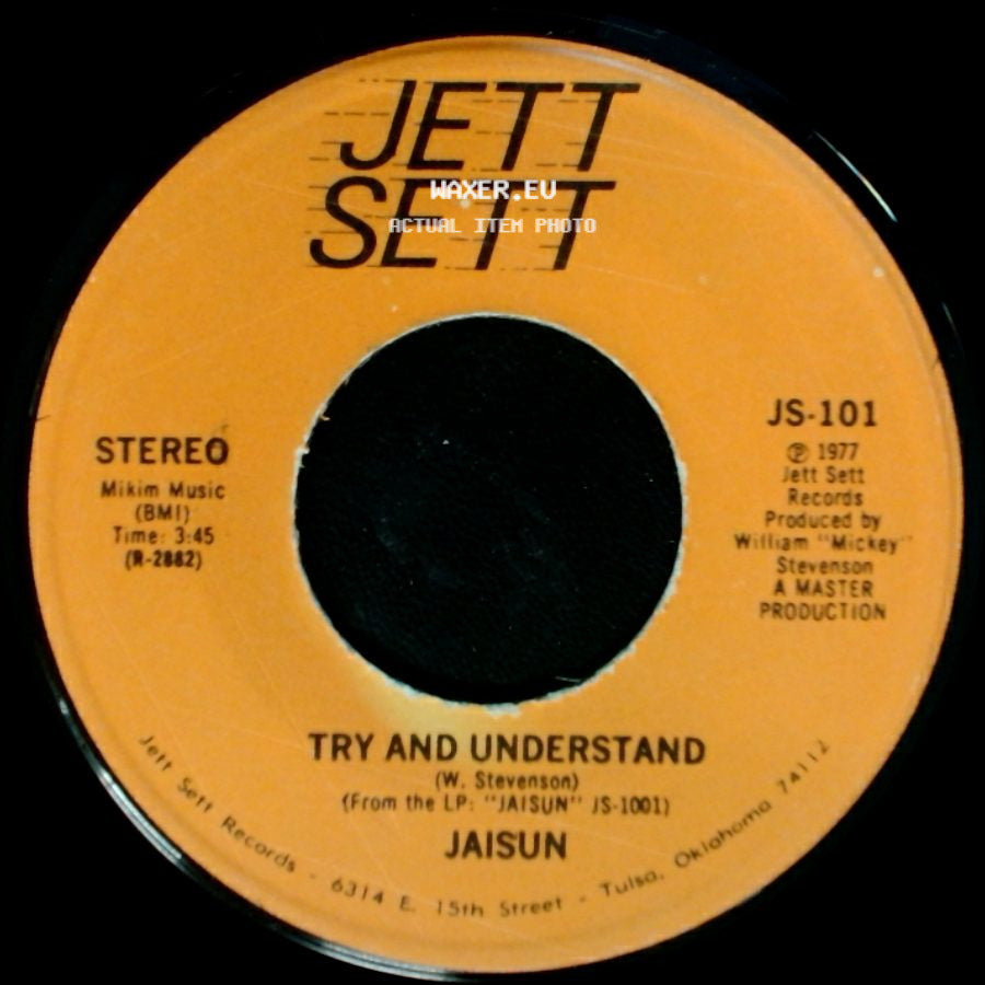 Jaisun - Try And Understand / I Fall In Love Everyday side A