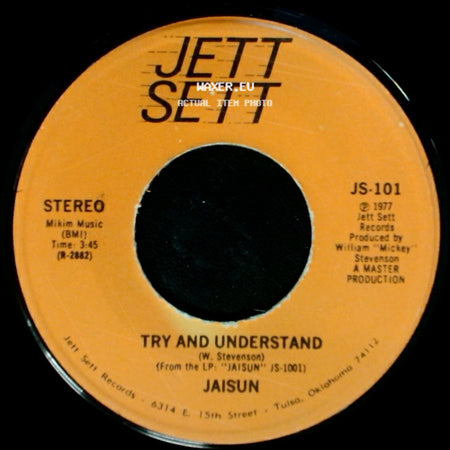 Jaisun - Try And Understand / I Fall In Love Everyday side A