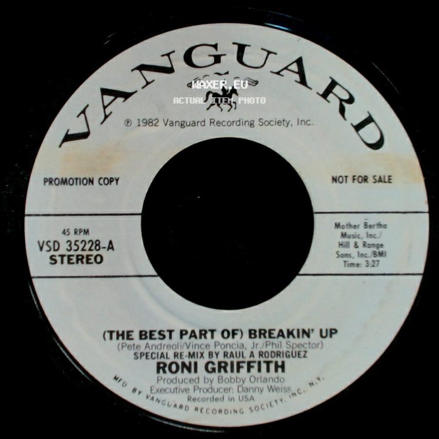 Roni Griffith - (The Best Part Of) Breakin' Up / (The Best Part Of) Breakin' Up side A