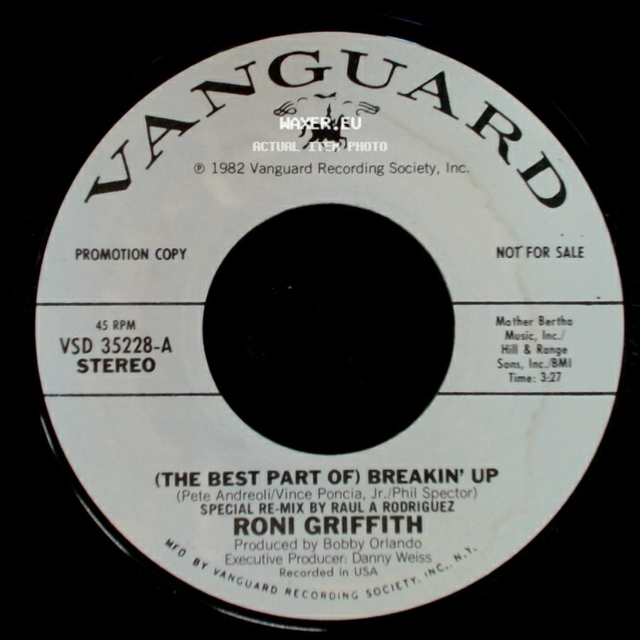 Roni Griffith - (The Best Part Of) Breakin' Up / (The Best Part Of) Breakin' Up side B