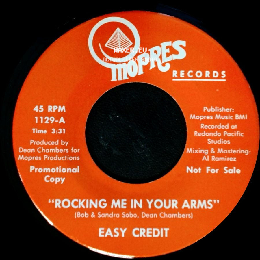 Easy Credit - Listen To Your Heart / Rocking Me In Your Arms side B