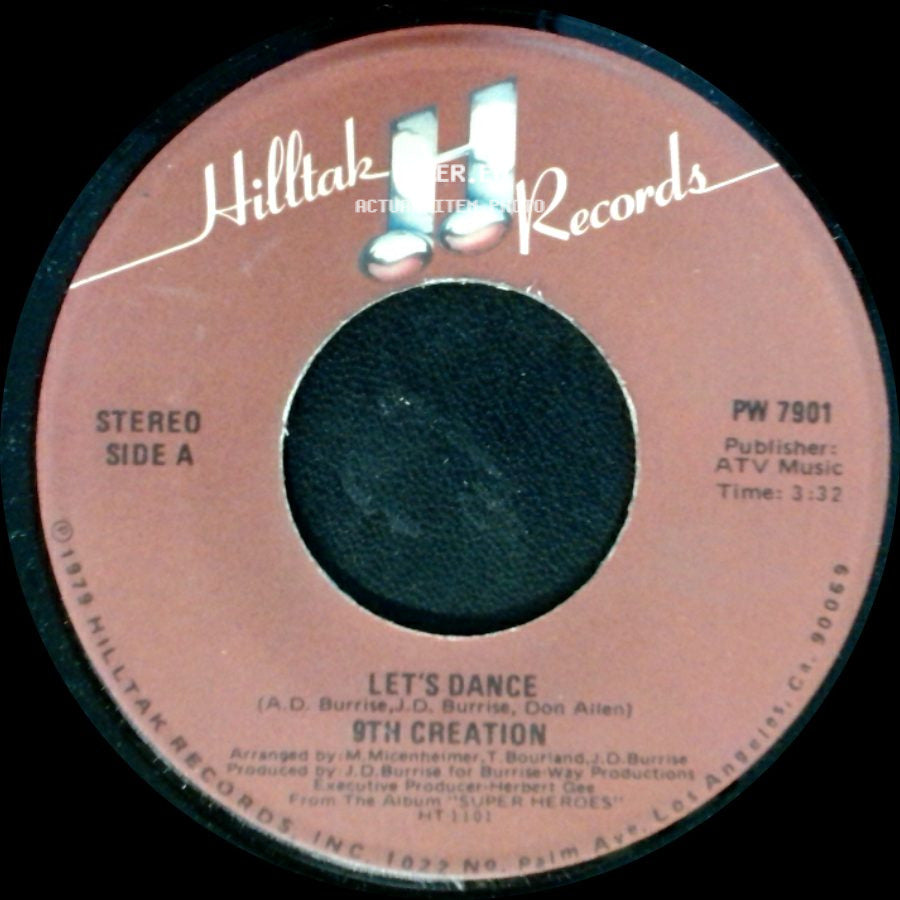 9Th Creation - Let's Dance / Shucks, You're Fine side A