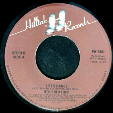 9Th Creation - Let's Dance / Shucks, You're Fine side A