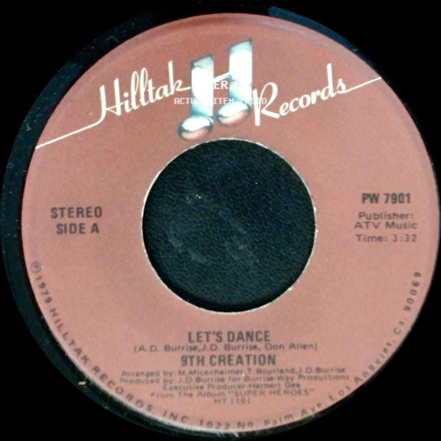 9Th Creation - Let's Dance / Shucks, You're Fine side A