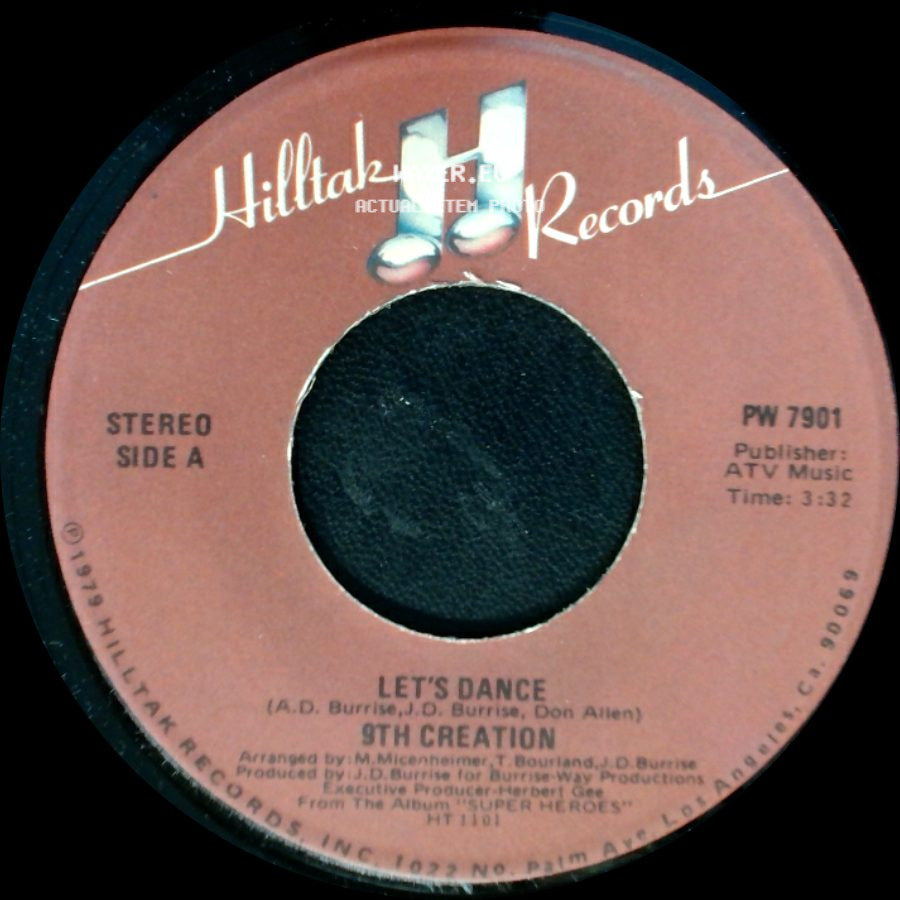 9Th Creation - Let's Dance / Shucks, You're Fine side A