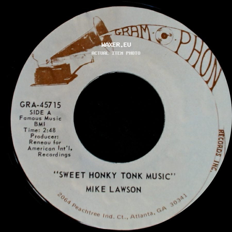 Mike Lawson - Sweet Honky Tonk Music / Time Can't Take The Pictures side A