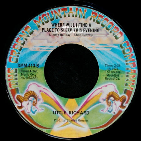 Little Richard - In The Middle Of The Night / Where Will I Find A Place To Sleep This Evening side B