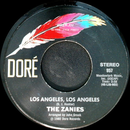 The Zanies - Los Angeles, Los Angeles / Janie For President side A