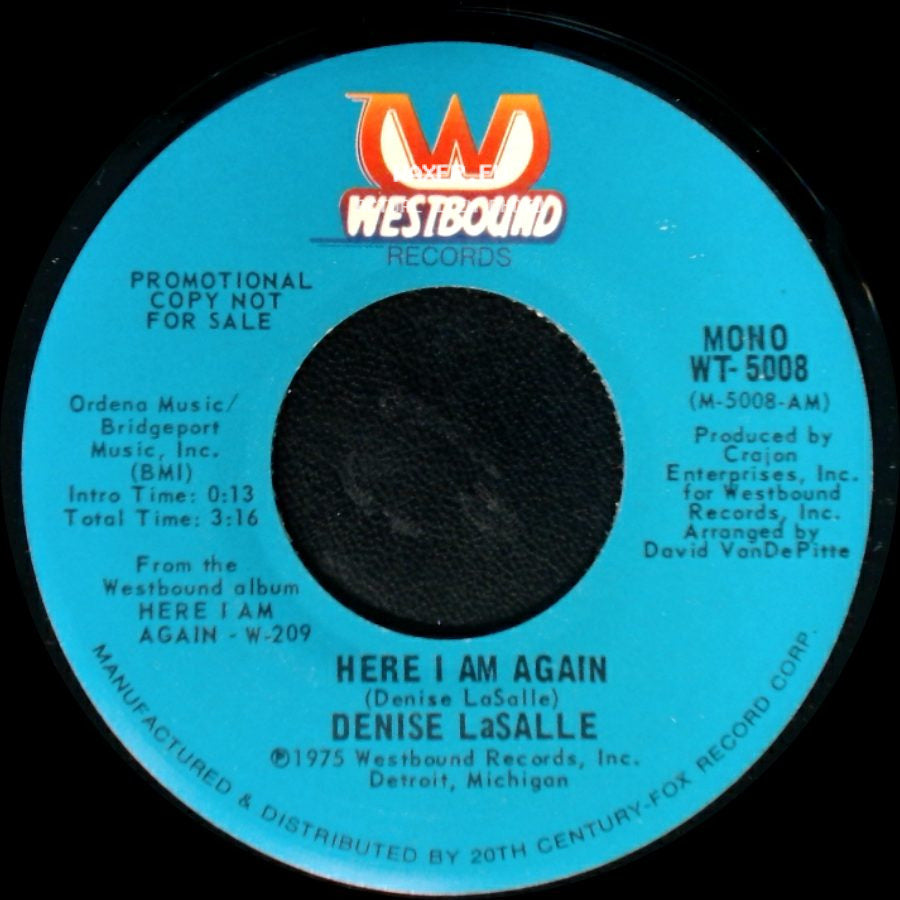 Denise Lasalle - Here I Am Again / Here I Am Again side A