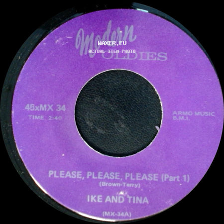 Ike And Tina - Please, Please, Please (Part 1) / Please, Please, Please (Part 2) side A