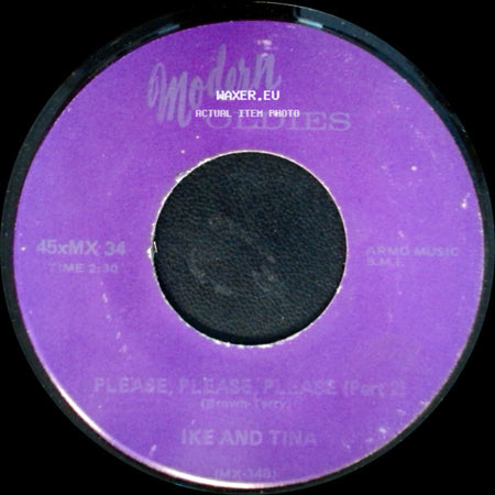 Ike And Tina - Please, Please, Please (Part 1) / Please, Please, Please (Part 2) side B