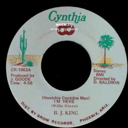 B. J. King - I'm Here / (You Put Me) Out Like A Cigarette side A