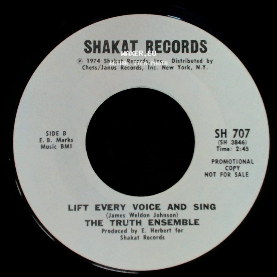 John Barfield With The Truth Ensemble / The Truth Ensemble - The Blacks / Lift Every Voice And Sing side B