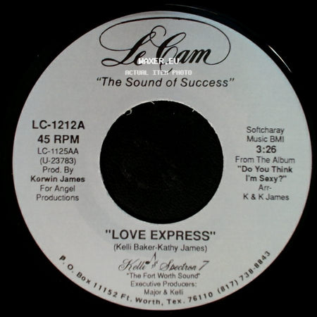Spectrum 7 / Kelli & Spectron 7 - Old Time Rock & Roll / Love Express side B
