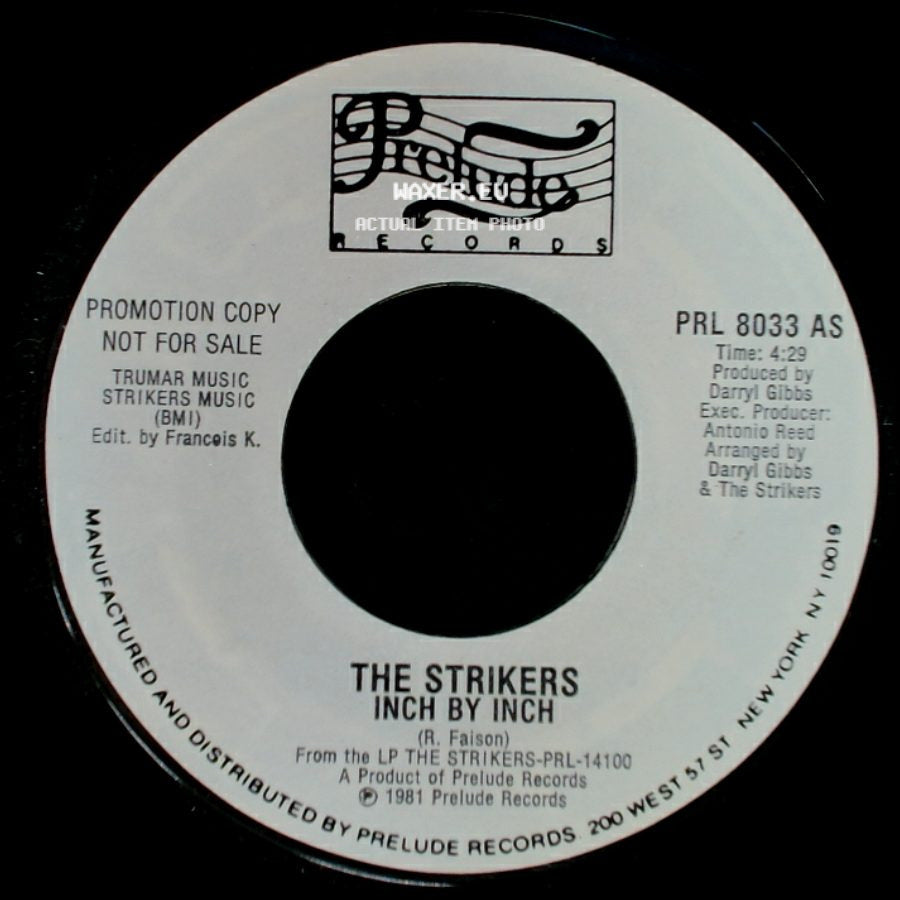 The Strikers - Inch By Inch / Inch By Inch side A