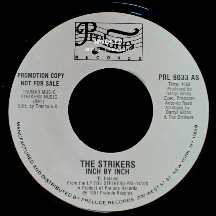 The Strikers - Inch By Inch / Inch By Inch side B