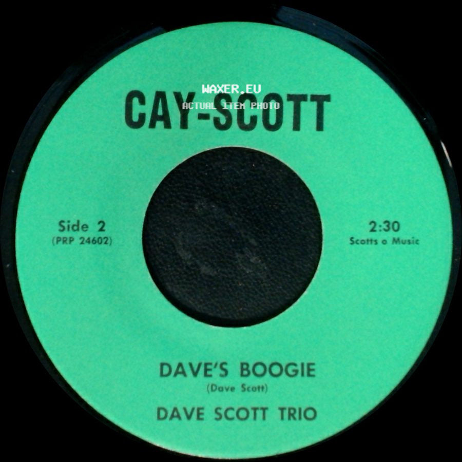 Dave Scott Trio - Begin The Beguine / Dave's Boogie side B