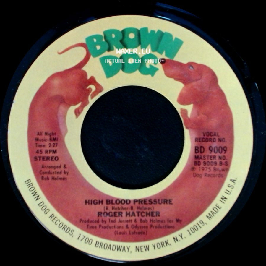 Roger Hatcher - High Blood Pressure / We Gonna Make It side A