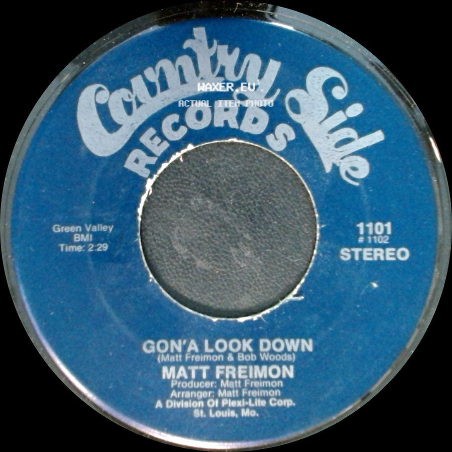 Matt Freimon - You Are My Sunshine / Gon'a Look Down side B