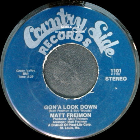 Matt Freimon - You Are My Sunshine / Gon'a Look Down side B